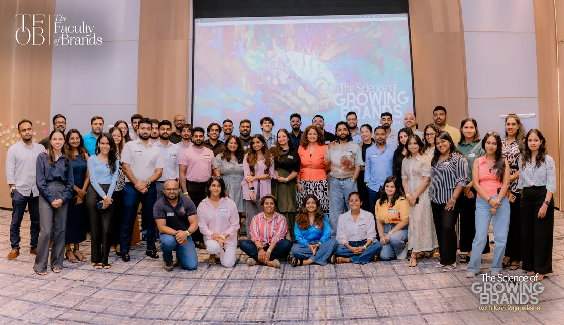 Guests gathered at a Faculty of Brands event