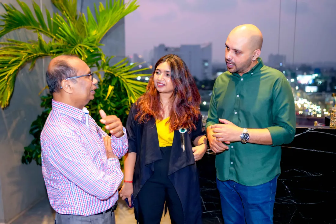 A speaker presenting practical brand insights